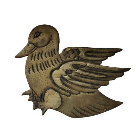Brass Duck Trivet  - Picture 1 of 4